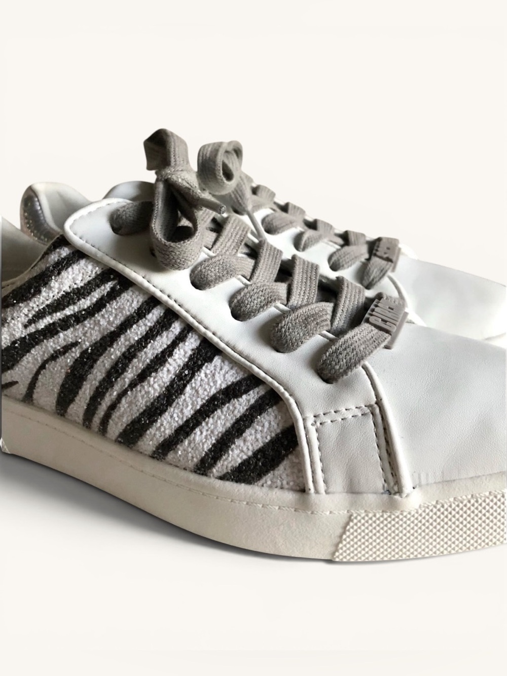 Sam Edelman Circus Devin Zebra Accent Lace Up Sneaker Tennis Shoe size 8 - Picture 12 of 15